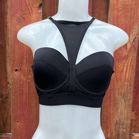 bebe Black Strapless Bra with Sweetheart Neckline Size XS - Picture 1 of 7